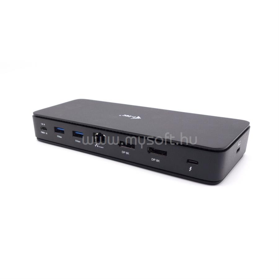 I-TEC Thunderbolt4 2x Display Docking Station Gen3, 7x USB, 2.5 GLAN + PD 92 W