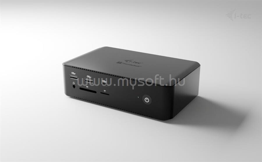 I-TEC Thunderbolt5 Quattro Display Docking Station, 5x USB, 2.5 GLAN + Power Delivery 140W