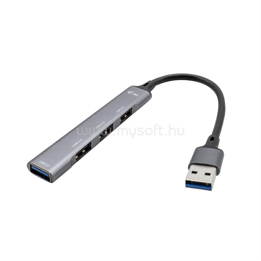 I-TEC USB 3.0 Metal HUB 1x USB 3.0 + 3x USB 2.0
