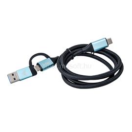 I-TEC USB-C Cable to USB-C with Integrated USB 3.0 Adapter C31USBCACBL small