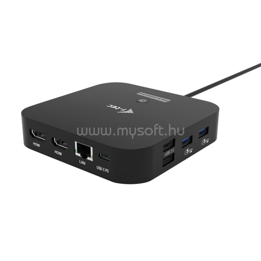 I-TEC USB-C Dual HDMI Docking Station with Power Delivery 100 W
