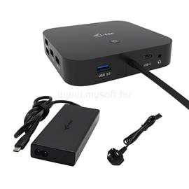 I-TEC USB-C HDMI DP Docking Station with Power Delivery 100 W + i-tec Universal Charger 100 W C31HDMIDPDOCKPD100 small