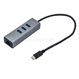 I-TEC USB-C Metal HUB 3 Port + Gigabit Ethernet Adapter C31METALG3HUB small