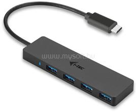 I-TEC USB-C SLIM 4-PORT HUB PASSIVE 4XUSB 3.0 TB3 COMP. C31HUB404 small