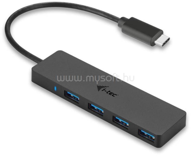 I-TEC USB-C SLIM 4-PORT HUB PASSIVE 4XUSB 3.0 TB3 COMP.