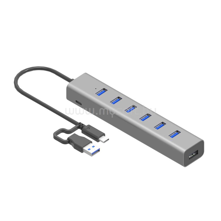 I-TEC USB-C/USB-A Charging Metal HUB 7 Port