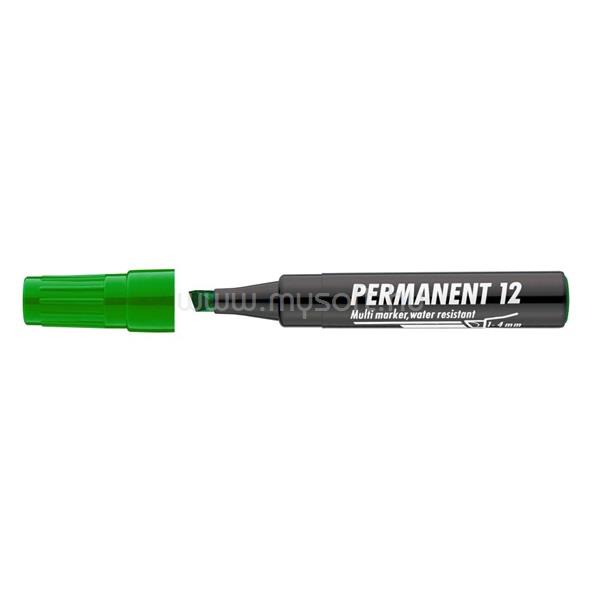 ICO 12 zöld permanent marker