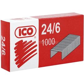 ICO Tűzőkapocs 24/6, piros dobozos Ico ICO_7330024003 small