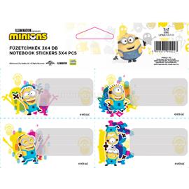 ICO Minions 4db/ív füzetcímke ICO_7570589012 small
