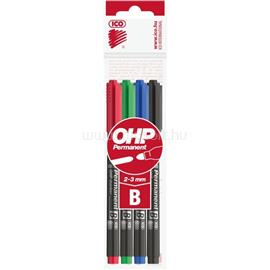 ICO OHP B 4db-os vegyes színű 2-3mm permanent marker ICO_9580041000 small