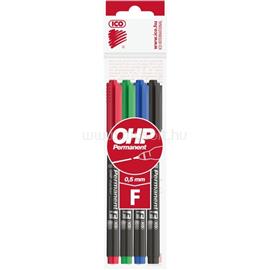 ICO OHP F 4db-os vegyes színű 0,5mm permanent marker ICO_9070024000 small