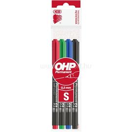 ICO OHP S 4db-os vegyes színű 0,3mm permanent marker ICO_9070038000 small