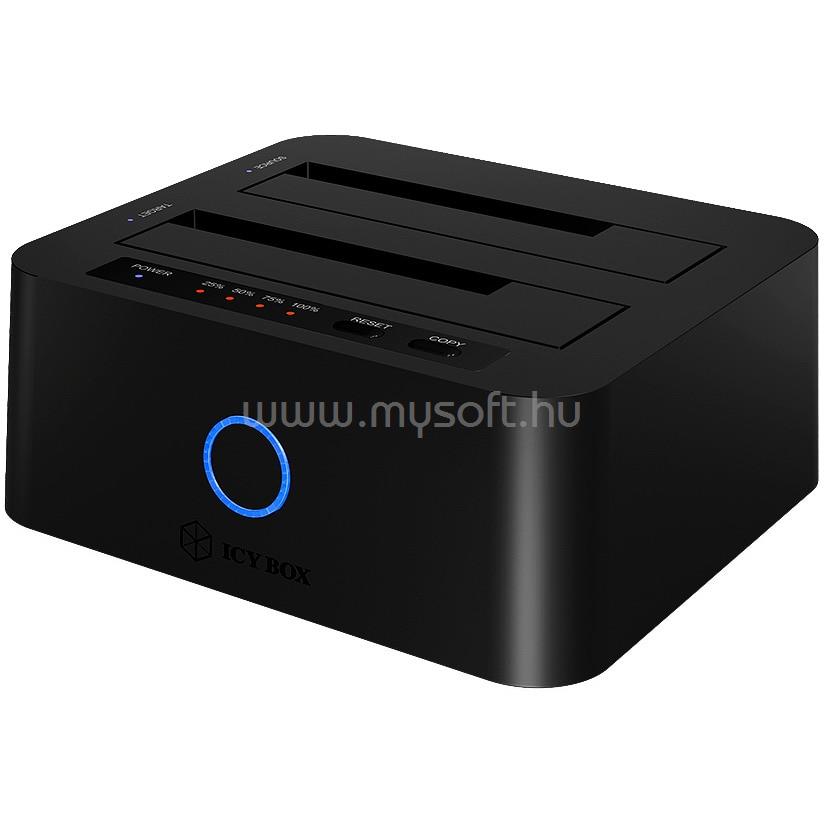ICY BOX IB-123CL-U3 2Bay Docking & Clone Station for 2.5inch and 3.5inch HDD Sata JBOD USB 3.0