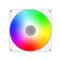 ID-COOLING AS-140-ARGB-W 14cm ház hűtő ventilátor (24,9dB, max. 122,66 m3/h, 4pin, PWM, 14cm, ARGB, fehér) AS-140-ARGB-W small