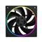 ID-COOLING Cooler 12cm - AF-127-ARGB-K (29,9dB, max. 132,52 m3/h, 4pin, PWM, 12cm, ARGB LED, fekete) AF-127-ARGB-K small