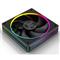 ID-COOLING Cooler 12cm - AF-127-ARGB-K (29,9dB, max. 132,52 m3/h, 4pin, PWM, 12cm, ARGB LED, fekete) AF-127-ARGB-K small