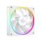 ID-COOLING Cooler 12cm - AF-127-ARGB-W TRIO (29,9dB, max. 132,52 m3/h, 4pin, PWM, 3 x12cm, ARGB LED, fehér) AF-127-ARGB-W_TRIO small