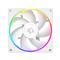 ID-COOLING Cooler 12cm - AF-127-ARGB-W TRIO (29,9dB, max. 132,52 m3/h, 4pin, PWM, 3 x12cm, ARGB LED, fehér) AF-127-ARGB-W_TRIO small
