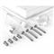 ID-COOLING Cooler 12cm - AS-120-ARGB-W (27,2dB, max. 98,54 m3/h, 4pin, PWM, 12cm, ARGB, fehér) AS-120-ARGB-W small