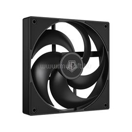 ID-COOLING Cooler 12cm - AS-140-K (24,9dB, max. 122,66 m3/h, 4pin, PWM, 12cm, fekete) AS-140-K small