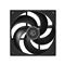 ID-COOLING Cooler 12cm - AS-140-K (24,9dB, max. 122,66 m3/h, 4pin, PWM, 12cm, fekete) AS-140-K small