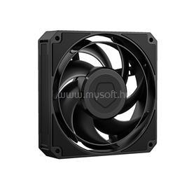 ID-COOLING Cooler 12cm - AT-120-K (36,5dB, max.141,01 m3/h, 4pin, PWM, 12cm, fekete) AT-120-K small