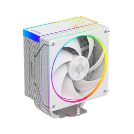 ID-COOLING CPU Cooler - FROZN A410 ARGB WHITE (29.9dB; max. 132,54 m3/h; 4pin, 4 db heatpipe, 12cm, A-RGB, PWM) FROZN_A410_ARGB_WHITE small
