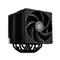 ID-COOLING CPU Cooler - FROZN A620 BLACK (29,85dB; max 132,94 m3/h; 4Pin csatlakozó, 6 db heatpipe, 12cm, PWM) FROZN_A620_BLACK small