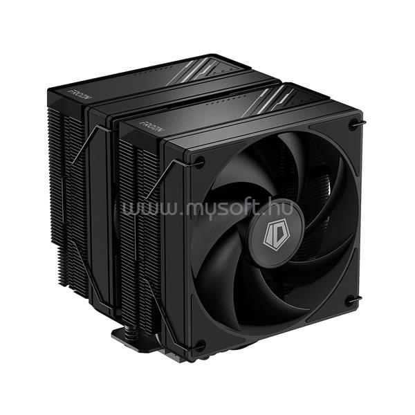 ID-COOLING CPU Cooler - FROZN A620 BLACK (29,85dB; max 132,94 m3/h; 4Pin csatlakozó, 6 db heatpipe, 12cm, PWM)