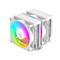 ID-COOLING CPU Cooler - FROZN A620 PRO XE ARGB SNOW (27,2dB; max 98,54 m3/h; 4Pin csatlakozó, 6 db heatpipe, 2x12cm) FROZN_A620_PRO_XE_ARGB_SNOW small