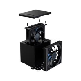 ID-COOLING CPU Cooler - FROZN A620 SLK (33,9dB; max 110,77 m3/h; 4Pin csatlakozó, 6 db heatpipe, 2x12cm, PWM) FROZN_A620_SLK small