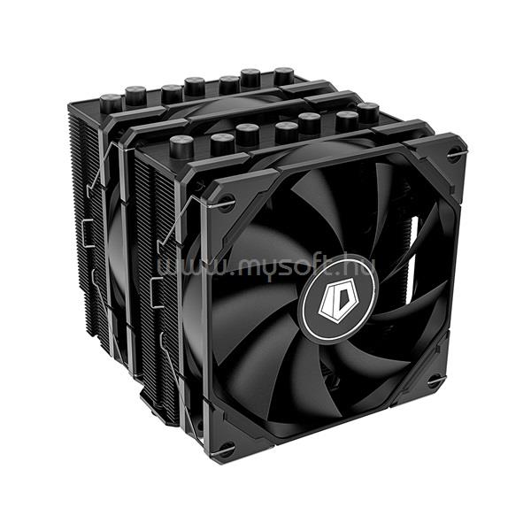 ID-COOLING CPU Cooler - SE-207-XT ADVANCED (15.2-35.2 dB; max 140,16 m3/h; 4Pin csatlakozó, 7 db heatpipe, 2x12cm, PWM)