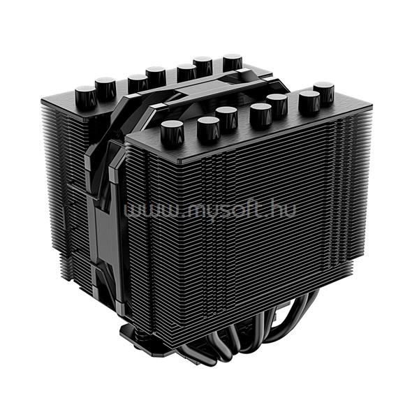 ID-COOLING CPU Cooler - SE-207-XT SLIM (15.2-35.2 dB; max 129,39 m3/h; 4Pin csatlakozó, 7 db heatpipe, 2x12cm, PWM)