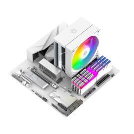 ID-COOLING CPU Cooler - SE-214-XT V2 ARGB WHITE (27,7dB; max. 98,54 m3/h; 4pin, 4 db heatpipe, 12cm, PWM, A-RGB, fehér) SE-214-XT_V2_ARGB_WHITE small