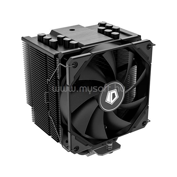 ID-COOLING CPU Cooler - SE-226-XT BLACK (16.2-35.2dB; max 129,39 m3/h; 4Pin csatlakozó, 6 db heatpipe, 12cm, PWM)