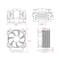 ID-COOLING SE-903-XT CPU hűtő (25,8dB; max. 77,81 m3/h, 4pin csatlakozó, 3 db heatpipe, 9cm, PWM,  LED) SE-903-XT small