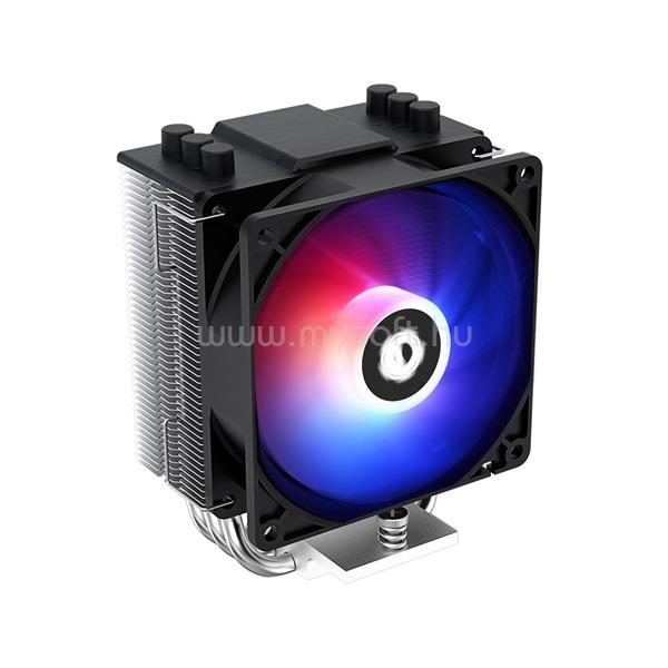 ID-COOLING SE-903-XT CPU hűtő (25,8dB; max. 77,81 m3/h, 4pin csatlakozó, 3 db heatpipe, 9cm, PWM,  LED)