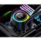 ID-COOLING CPU Water Cooler - FX240 TD (25dB; max. 98,54 m3/h; 2x12cm, A-RGB LED, fekete) FX240_TD small