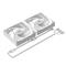 ID-COOLING CPU Water Cooler - FX240 TD WHITE (25dB; max. 98,54 m3/h; 2x12cm, A-RGB LED, fehér) FX240_TD_WHITE small
