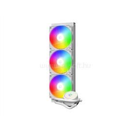 ID-COOLING CPU Water Cooler - FX360 ARGB WHITE (35,2dB; max. 129,39 m3/h; 3x12cm, A-RGB LED, fehér) FX360_ARGB_WHITE small