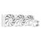 ID-COOLING CPU Water Cooler - FX360 PRO WHITE (35,2dB; max. 140,16 m3/h; 3x12cm, fehér) FX360_PRO_WHITE small