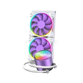 ID-COOLING CPU Water Cooler - PINKFLOW 240 DIAMOND PURPLE (16,3-33,5dB; max. 93,78 m3/h; 2x12cm) PINKFLOW_240_DIAMOND_PURPLE small