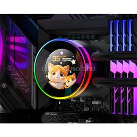ID-COOLING CPU Water Cooler - Space SL360 V2 (25dB; max. 135,41 m3/h; 3x12cm, A-RGB LED, fekete) SL360_V2 small