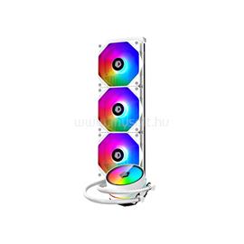 ID-COOLING CPU Water Cooler - ZOOMFLOW 360 XT SNOW (25dB; max. 115,87 m3/h; 3x12cm, A-RGB LED) ZOOMFLOW_360_XT_SNOW small