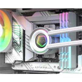 ID-COOLING FX240 INF WHITE CPU vízhűtés (27.2dB; max. 98,54 m3/h; 2x12cm, fehér) FX240_INF_WHITE small