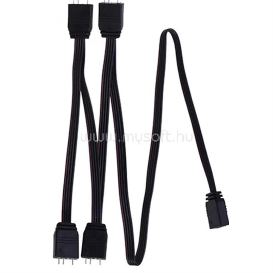 ID-COOLING RGB elosztó - FS-04 ARGB  (1 db bemenet ,4 db kimenet 3pin PWM)