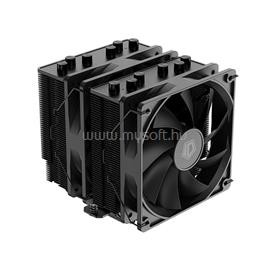 ID-COOLING SE-206-XT BLACK CPU hűtő (15.2-35.2 dB; max 129,39 m3/h; 4Pin csatlakozó, 6 db heatpipe, 2x12cm, PWM) SE-206-XT_BLACK small