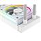 ID-COOLING Space SL240 WHITE CPU vízhűtés (13.8-30.5dB; max. 132,52 m3/h; 2x12cm, A-RGB LED, fehér) SL240_WHITE small