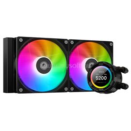 ID-COOLING Space SL240 XE CPU vízhűtés (25dB; max. 129,39 m3/h; 2x12cm, A-RGB LED, fekete) SL240_XE small