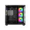 ID-COOLING Számítógépház - VIEW 510 ARGB (ablakos, 4x12cm A-RGB,  BTF, ATX, USB3.0, 1xUSB-C, fekete) VIEW_510_ARGB small